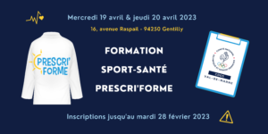 Bannière site Formation Sport Santé